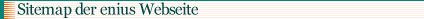 Sitemap der enius Webseite